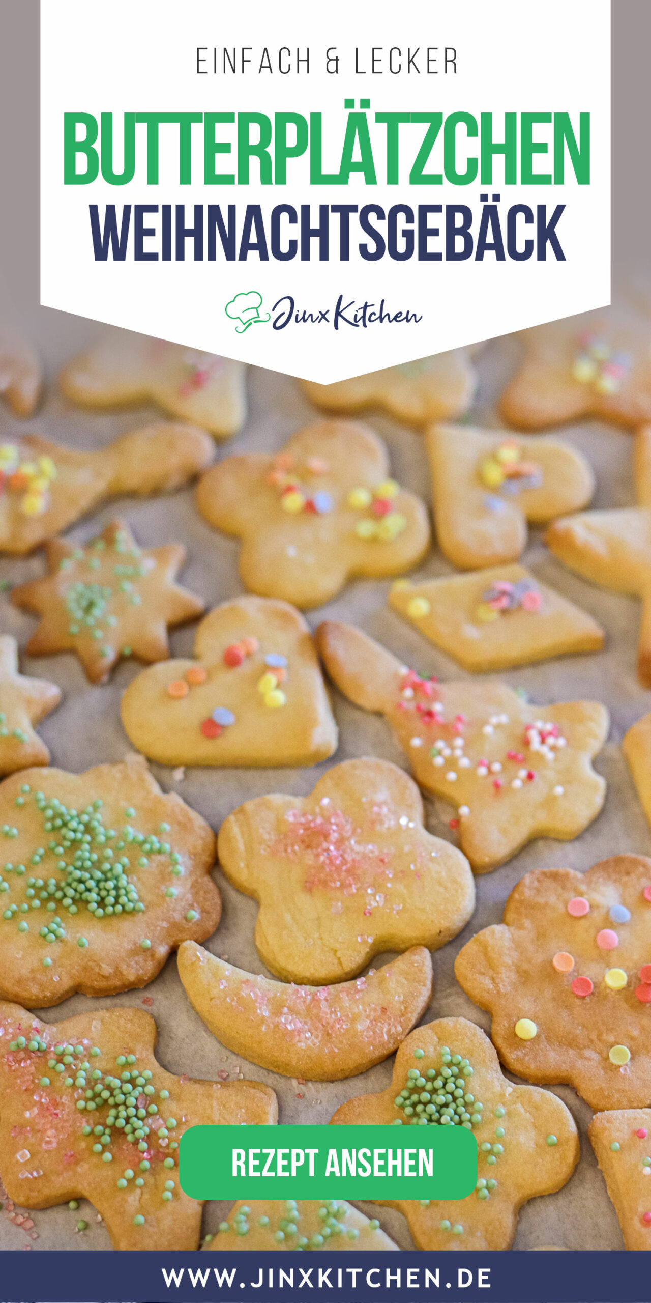 Weihnachtliche Butterplätzchen