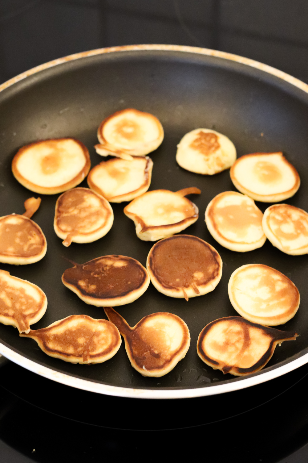 Pancake Cereal ausbacken mit Öl oder Kokosfett