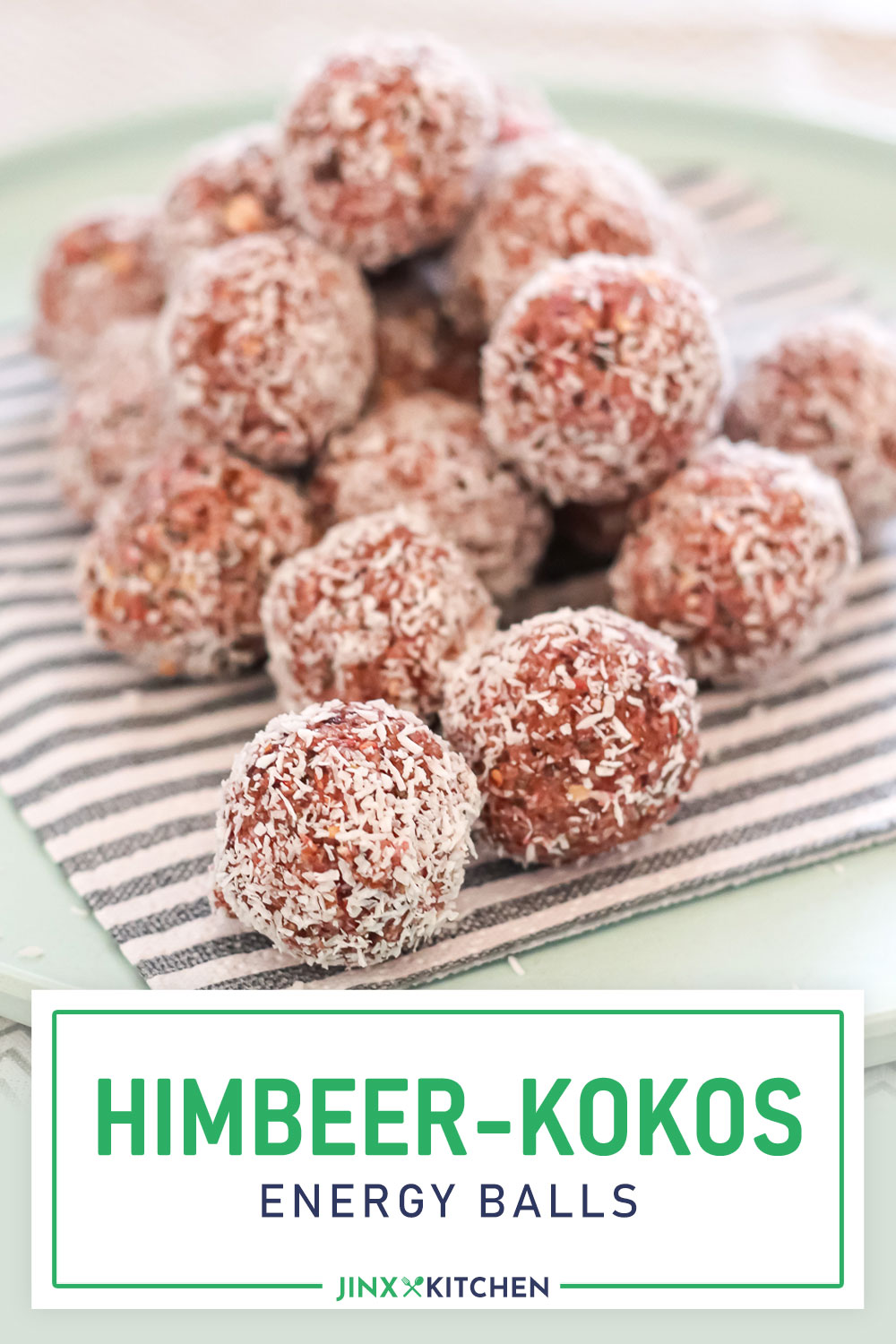 Pinterest Himbeer-Kokos Energy Balls