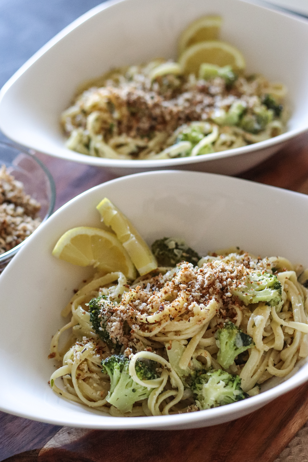 Zitronen Brokkoli Spaghetti Pasta